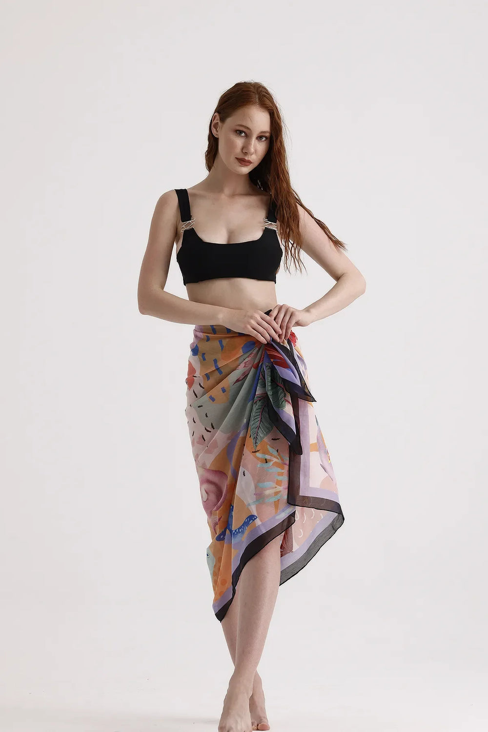 Deniz Yıldızlı Pareo - Yazlık Plaj Pareosu