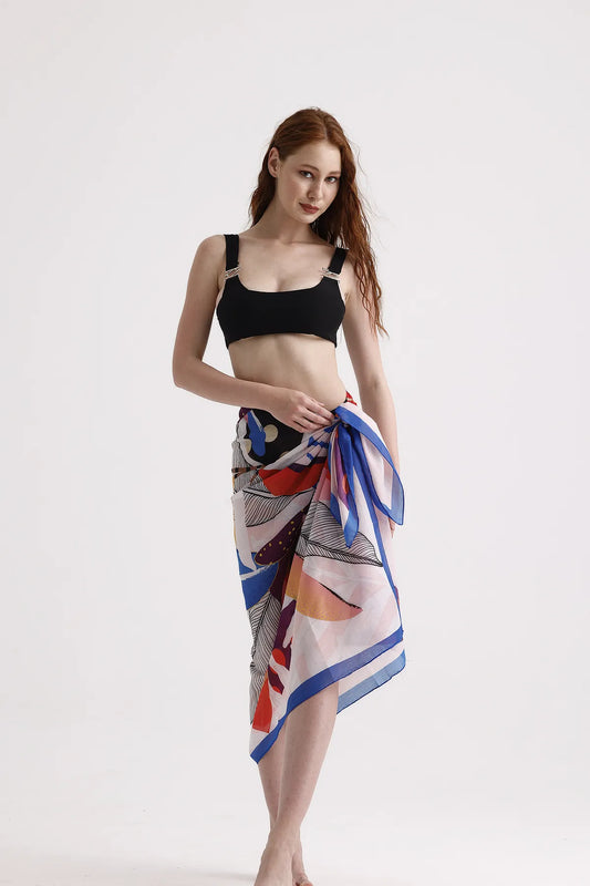 Dscarf Patterned Pareo