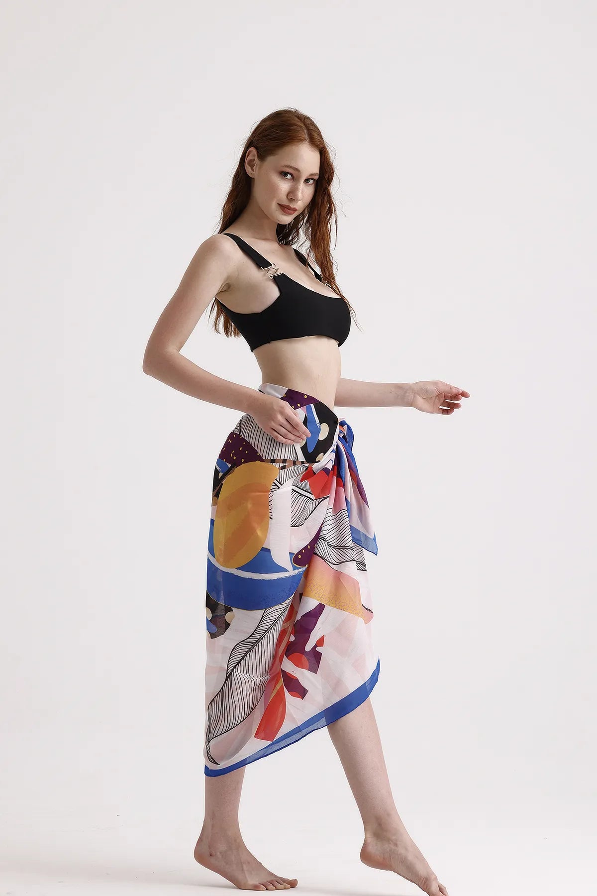 Dscarf Patterned Pareo