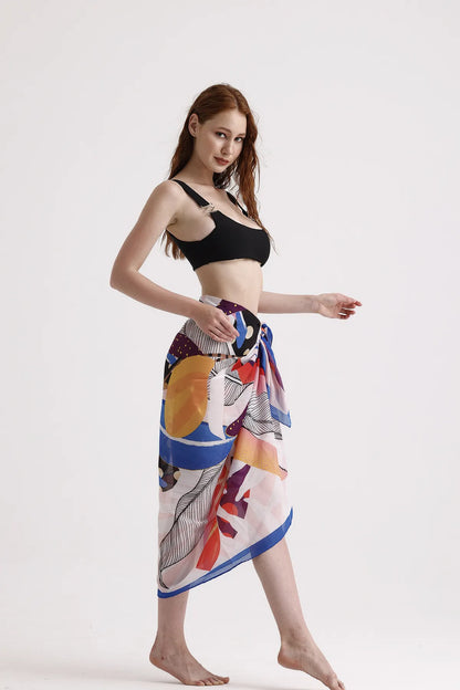 Dscarf Patterned Pareo