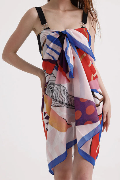Dscarf Patterned Pareo