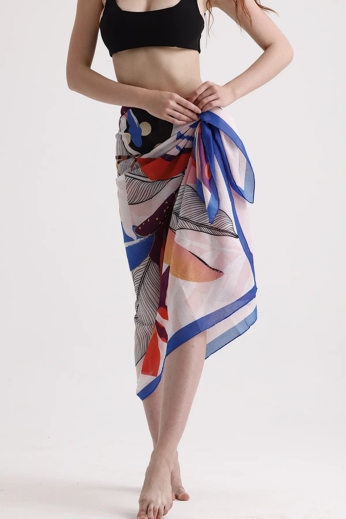 Dscarf Patterned Pareo