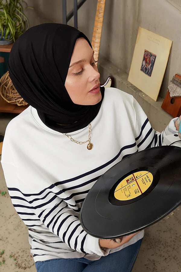Premium Jersey Head Scarf Wrap Instant Hijab For Women | Women Muslim Instant Hijab | Ready Pre sewn Jersey Turban