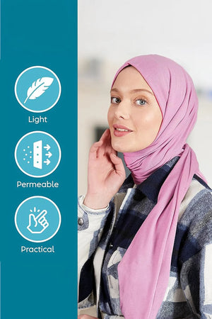 Premium Jersey Head Scarf Wrap Instant Hijab For Women | Women Muslim Instant Hijab | Ready Pre sewn Jersey Turban