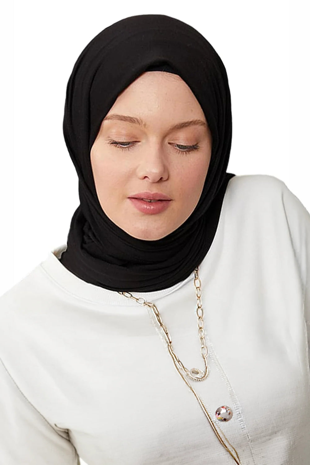 Premium Jersey Head Scarf Wrap Instant Hijab For Women | Women Muslim Instant Hijab | Ready Pre sewn Jersey Turban