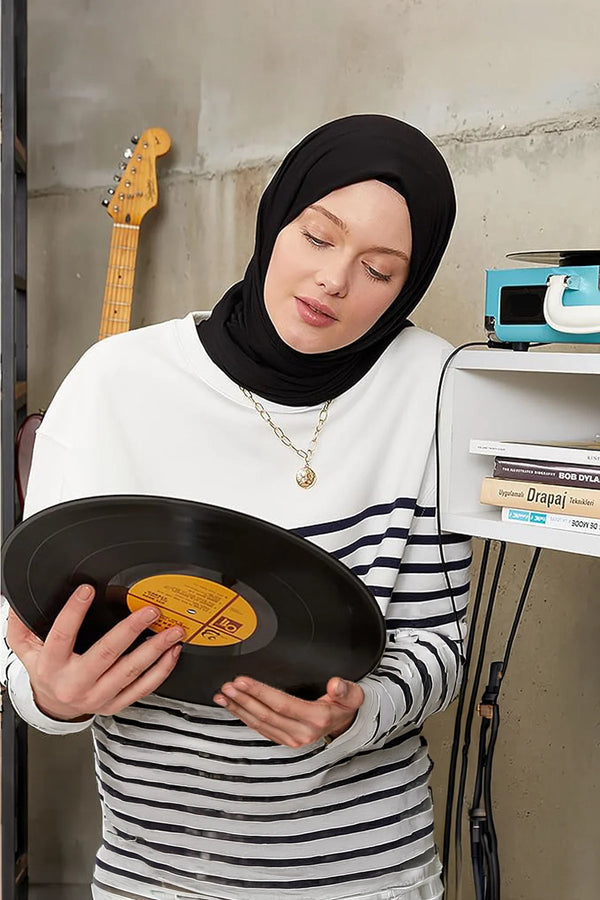 Premium Jersey Head Scarf Wrap Instant Hijab For Women | Women Muslim Instant Hijab | Ready Pre sewn Jersey Turban