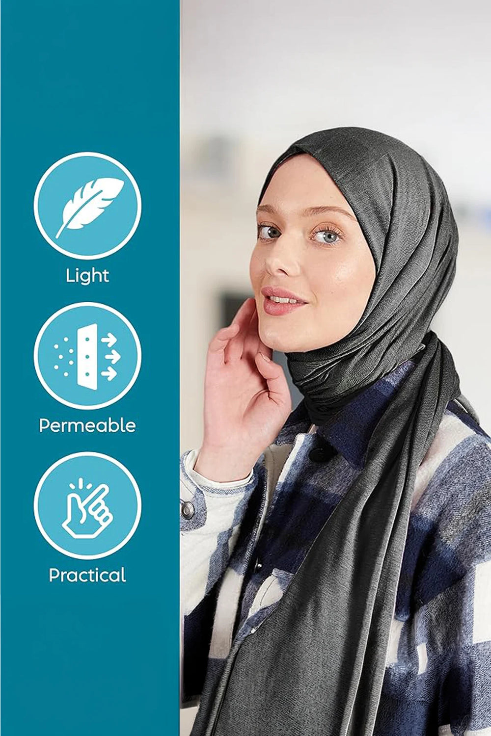 Premium Jersey Head Scarf Wrap Instant Hijab For Women | Women Muslim Instant Hijab | Ready Pre sewn Jersey Turban