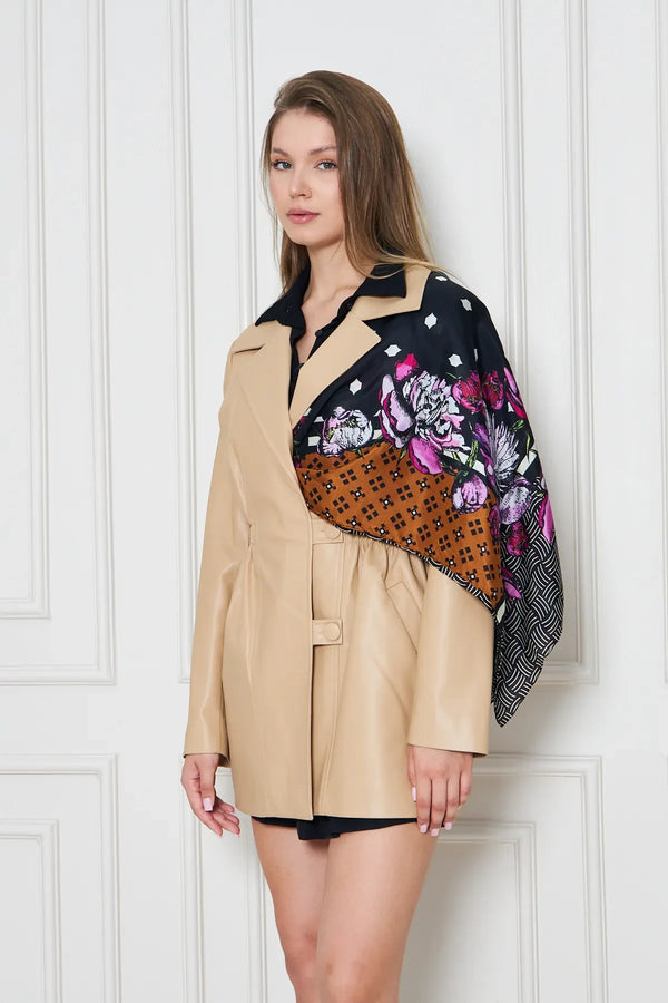 İpek Fular Eşarp - Kadın Fular Şık Kombinler Için