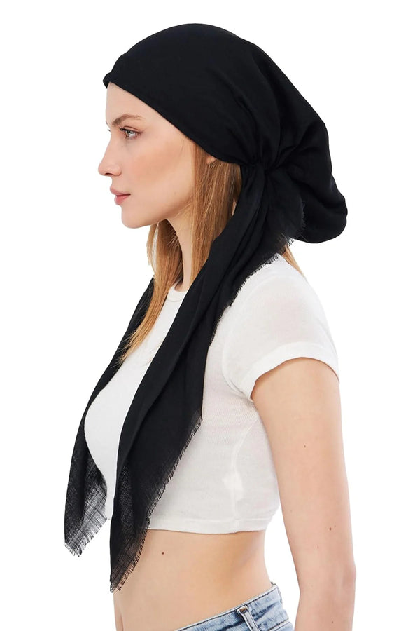 dscarf Headwear Pre Tied Head Scarves for Women Featuring | Soft Chemo Head Wear Headcover Ready Headwear