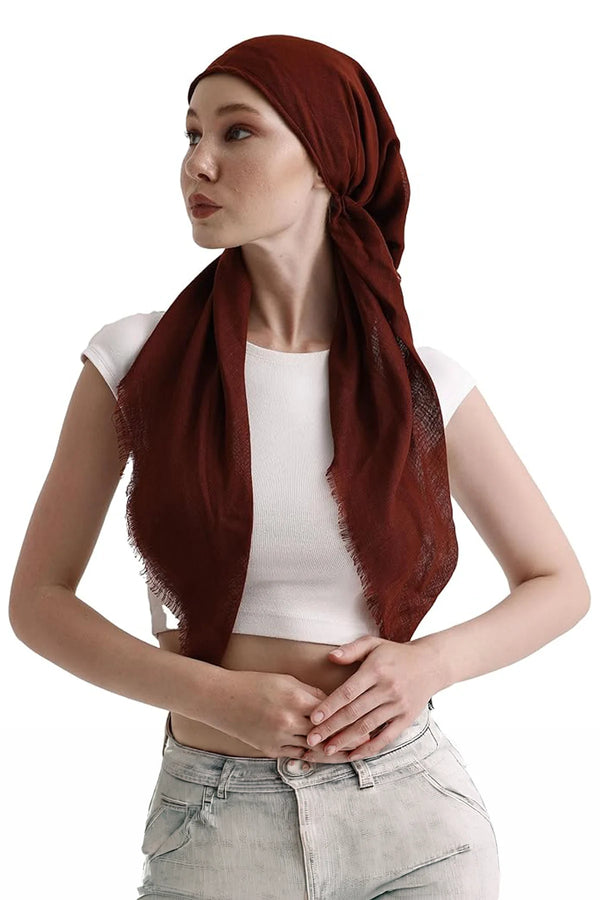 dscarf Headwear Pre Tied Head Scarves for Women Featuring | Soft Chemo Head Wear Headcover Ready Headwear