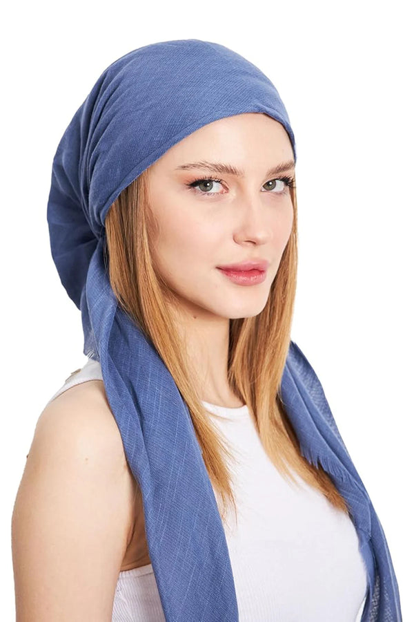 dscarf Headwear Pre Tied Head Scarves for Women Featuring | Soft Chemo Head Wear Headcover Ready Headwear