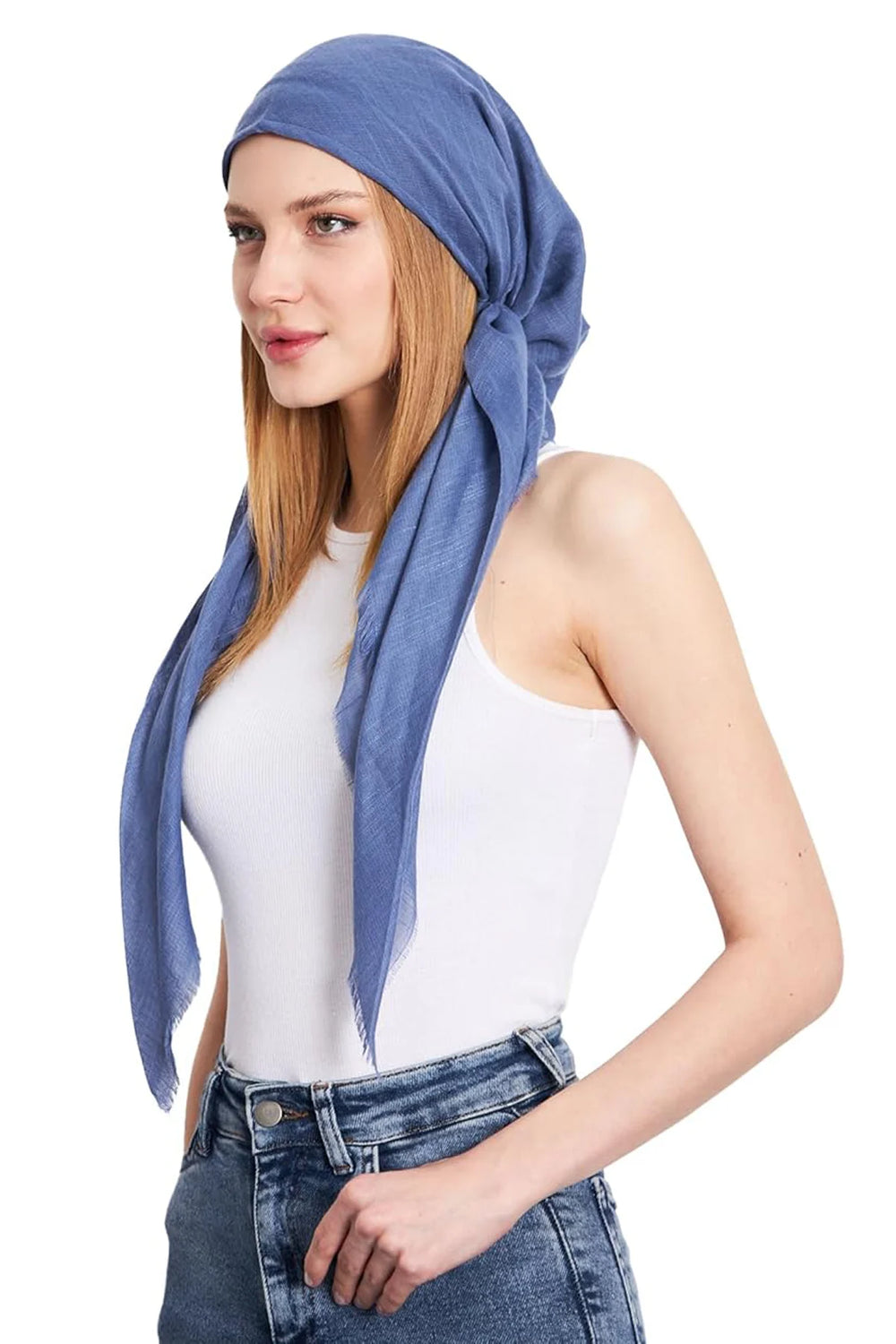 dscarf Headwear Pre Tied Head Scarves for Women Featuring | Soft Chemo Head Wear Headcover Ready Headwear