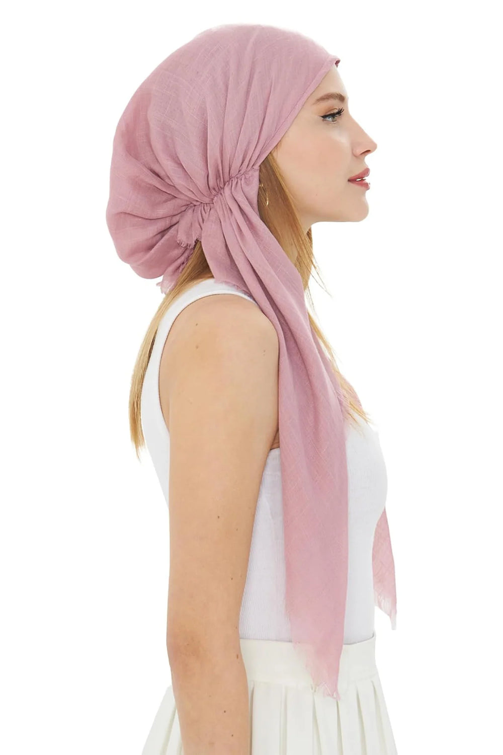 dscarf Headwear Pre Tied Head Scarves for Women Featuring | Soft Chemo Head Wear Headcover Ready Headwear