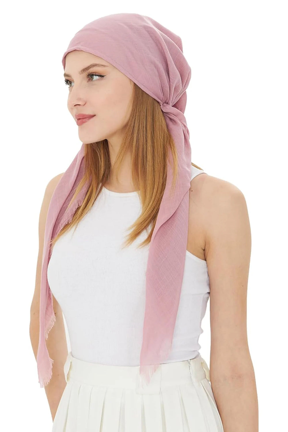 dscarf Headwear Pre Tied Head Scarves for Women Featuring | Soft Chemo Head Wear Headcover Ready Headwear
