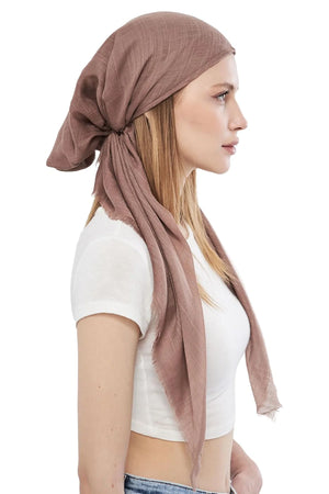 dscarf Headwear Pre Tied Head Scarves for Women Featuring | Soft Chemo Head Wear Headcover Ready Headwear