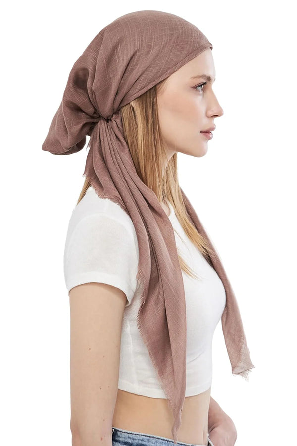dscarf Headwear Pre Tied Head Scarves for Women Featuring | Soft Chemo Head Wear Headcover Ready Headwear