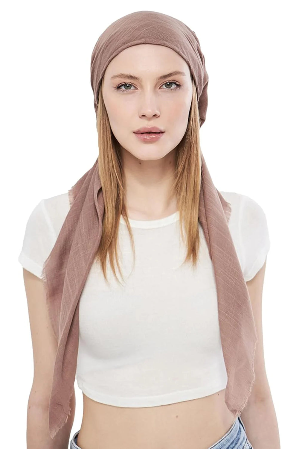 dscarf Headwear Pre Tied Head Scarves for Women Featuring | Soft Chemo Head Wear Headcover Ready Headwear