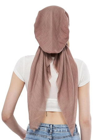 dscarf Headwear Pre Tied Head Scarves for Women Featuring | Soft Chemo Head Wear Headcover Ready Headwear
