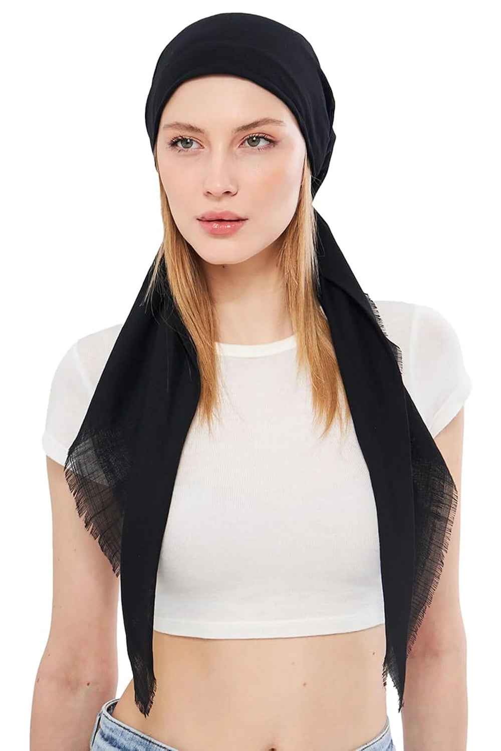 dscarf Headwear Pre Tied Head Scarves for Women Featuring | Soft Chemo Head Wear Headcover Ready Headwear