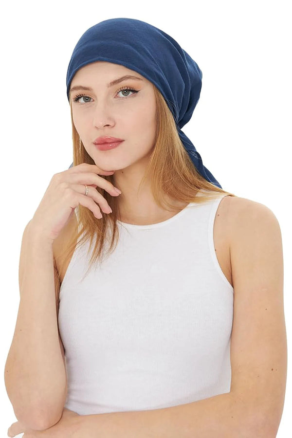dscarf Headwear Pre Tied Head Scarves for Women Featuring | Soft Chemo Head Wear Headcover Ready Headwear