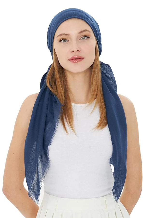 dscarf Headwear Pre Tied Head Scarves for Women Featuring | Soft Chemo Head Wear Headcover Ready Headwear