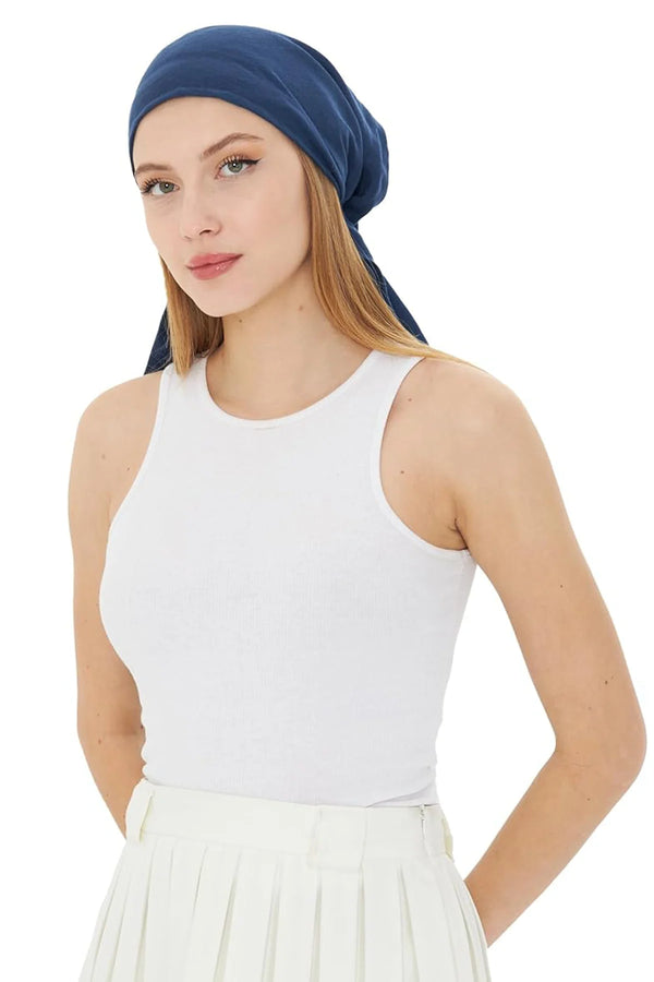 dscarf Headwear Pre Tied Head Scarves for Women Featuring | Soft Chemo Head Wear Headcover Ready Headwear