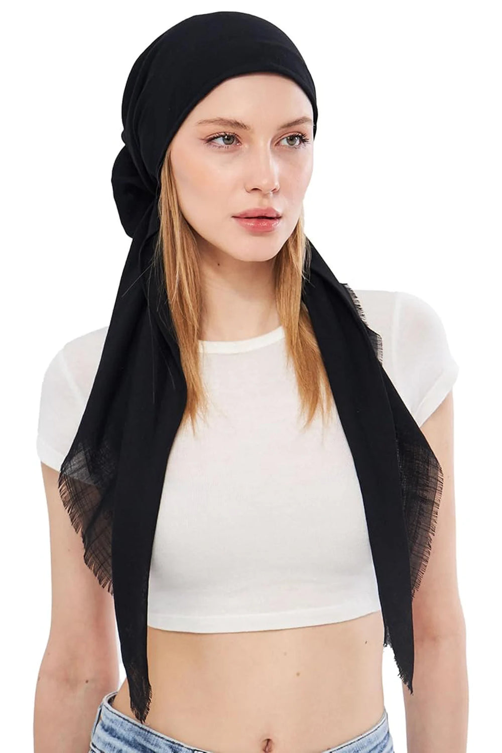 dscarf Headwear Pre Tied Head Scarves for Women Featuring | Soft Chemo Head Wear Headcover Ready Headwear