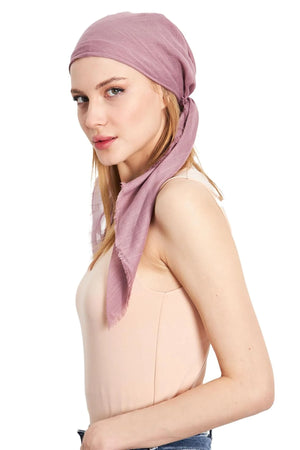 dscarf Headwear Pre Tied Head Scarves for Women Featuring | Soft Chemo Head Wear Headcover Ready Headwear