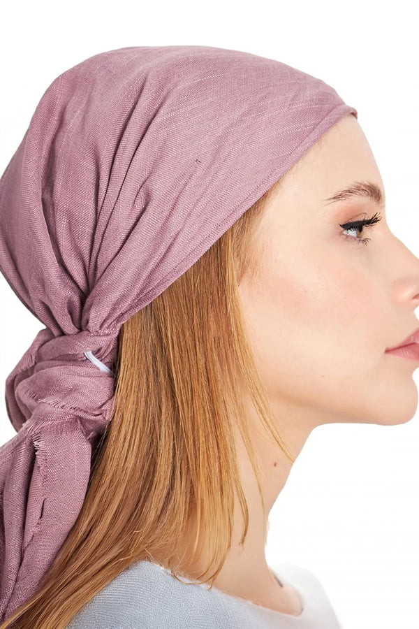 dscarf Headwear Pre Tied Head Scarves for Women Featuring | Soft Chemo Head Wear Headcover Ready Headwear