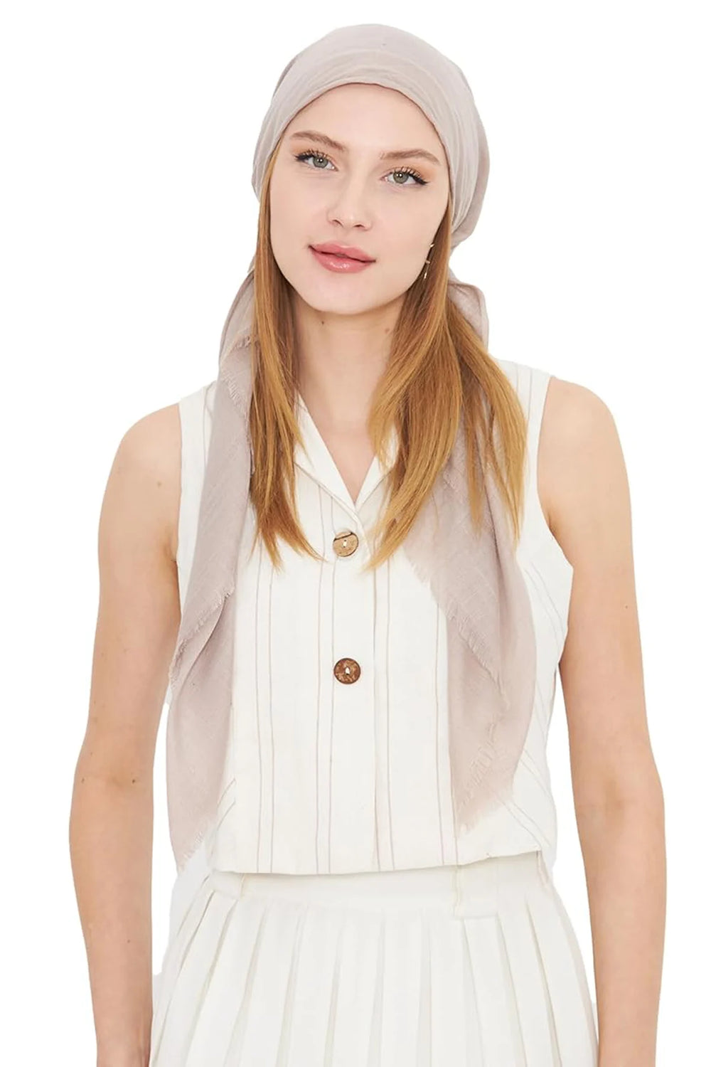 dscarf Headwear Pre Tied Head Scarves for Women Featuring | Soft Chemo Head Wear Headcover Ready Headwear