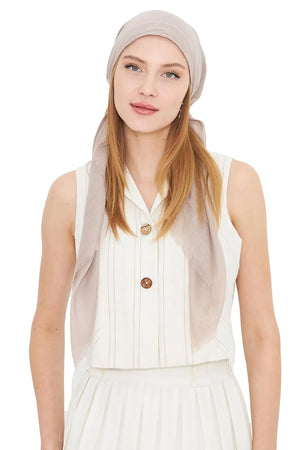 dscarf Headwear Pre Tied Head Scarves for Women Featuring | Soft Chemo Head Wear Headcover Ready Headwear