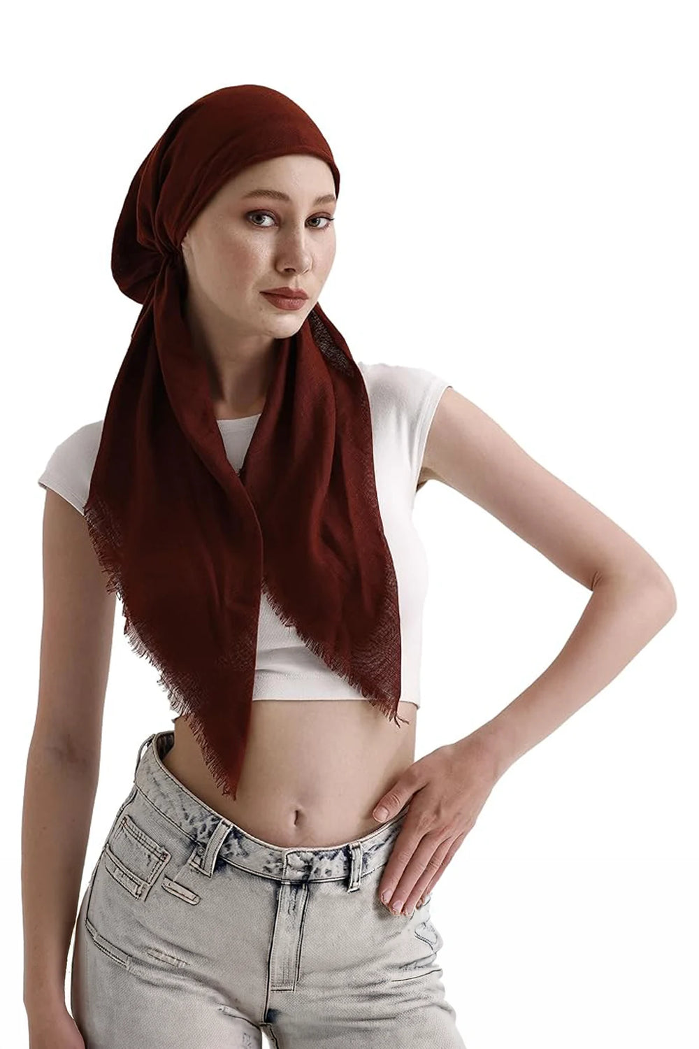 dscarf Headwear Pre Tied Head Scarves for Women Featuring | Soft Chemo Head Wear Headcover Ready Headwear