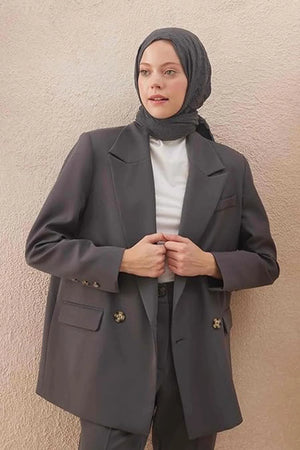 dscarf Wrinkle Long Scarf | Women Muslim Head Wraps Hijab | Soft Crinkle Scarf for Seasons | Solid Color Long Bambu Shawl