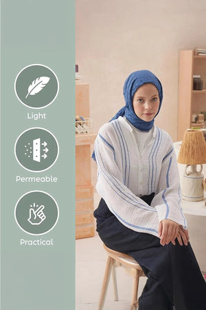 dscarf Wrinkle Long Scarf | Women Muslim Head Wraps Hijab | Soft Crinkle Scarf for Seasons | Solid Color Long Bambu Shawl