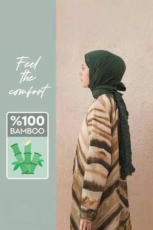 dscarf Wrinkle Long Scarf | Women Muslim Head Wraps Hijab | Soft Crinkle Scarf for Seasons | Solid Color Long Bambu Shawl