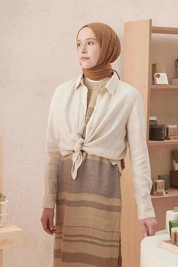 dscarf Wrinkle Long Scarf | Women Muslim Head Wraps Hijab | Soft Crinkle Scarf for Seasons | Solid Color Long Bambu Shawl