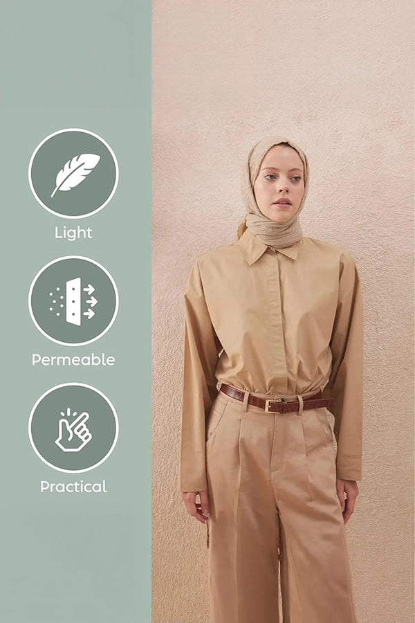 dscarf Wrinkle Long Scarf | Women Muslim Head Wraps Hijab | Soft Crinkle Scarf for Seasons | Solid Color Long Bambu Shawl
